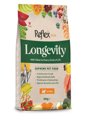 Reflex Plus Longevity Hipoalerjenik Yavru Kedi Maması 800gr
