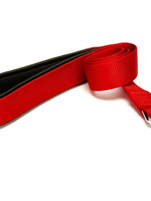 Köpek Gezdirme Kayışı 1,5 cm x 115 cm Kırmızı