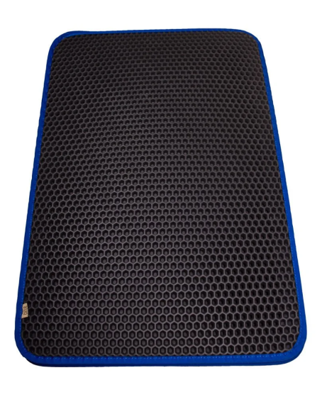 Kum Toplayıcı Fonksiyonel Kedi Paspası Altıgen 50-75 cm Mavi Kum Toplayıcı Fonksiyonel Kedi Paspası Altıgen 50-75 cm Mavi