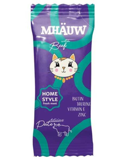 Mhauw Pouch Pate Beef Kedi Yaş Maması 80 Gr Mhauw Pouch Pate Beef Kedi Yaş Maması 80 Gr