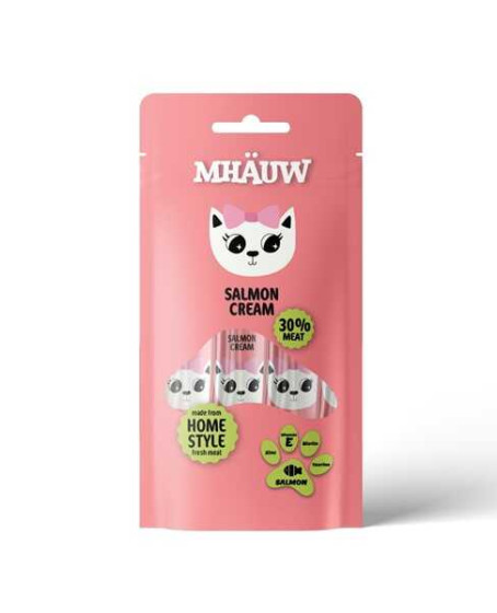 Mhauw Somonlu Kedi Ödül Maması 4x15 Gr Mhauw Somonlu Kedi Ödül Maması 4x15 Gr