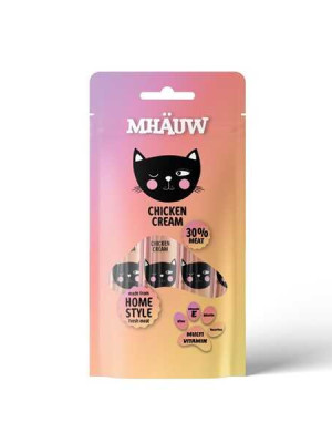 Mhauw Tavuklu Multi Vitaminli Kedi Ödül Maması 4x15 Gr