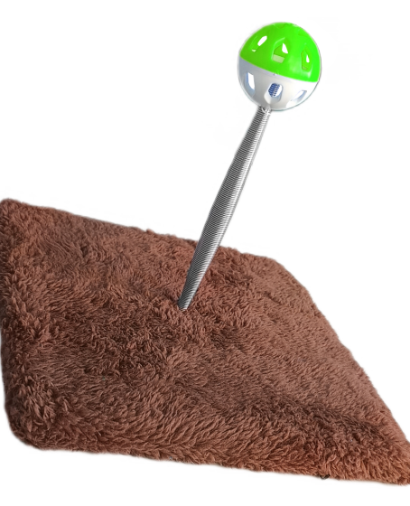 Yaylı Toplu Hacıyatmaz Kedi Aktivite Oyuncağı 16-20 cm Kahverengi Yaylı Toplu Hacıyatmaz Kedi Aktivite Oyuncağı 16-20 cm Kahverengi