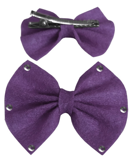 Pullu Keçe Kedi Köpek Tokası Mor 4.5-5.5 cm ( 2 Adet ) Pullu Keçe Kedi Köpek Tokası Mor 4.5-5.5 cm ( 2 Adet )