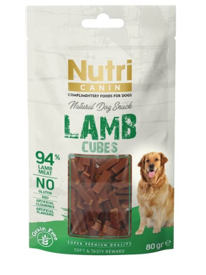 Nutri Canin Tahılsız Kuzulu Küp Köpek Ödül Maması 80gr