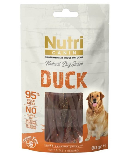 Nutri Canin Tahılsız Ördekli Köpek Ödül Maması 80gr