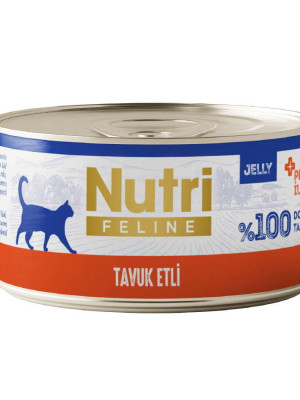 Nutri Feline Jelly Tavuk Etli Tahılsız Kedi Konservesi 70 Gr