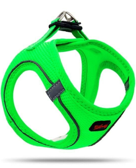 Köpek Göğüs Tasması XSmall 32x36 cm Neon Yeşil Köpek Göğüs Tasması XSmall 32x36 cm Neon Yeşil