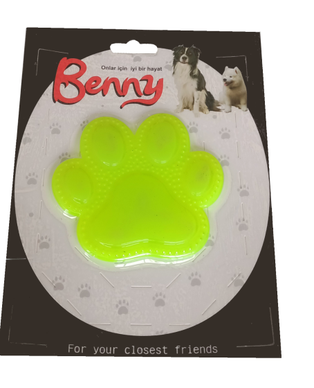 Benny Köpek Oyuncağı Pati 9,5 x 9 cm Sarı