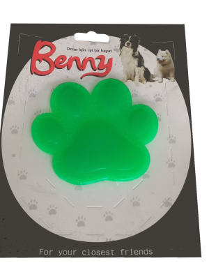 Benny Köpek Oyuncağı Pati 9,5 x 9 cm Yeşil