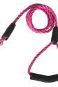 Üçlü Sarmallı Köpek Gezdirme Halatı 1 cm-120 cm Pembe Üçlü Sarmallı Köpek Gezdirme Halatı 1 cm-120 cm Pembe