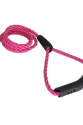 Üçlü Sarmallı Köpek Gezdirme Halatı 1 cm-120 cm Pembe Üçlü Sarmallı Köpek Gezdirme Halatı 1 cm-120 cm Pembe