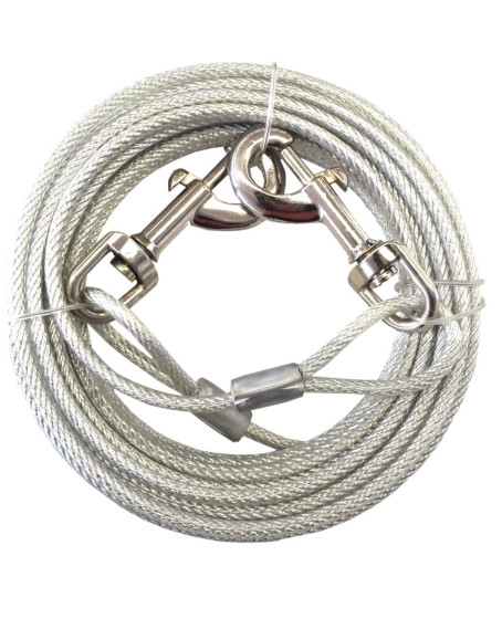 Bahçe Bağlama Çelik Halatı 4 mm*9 Metre 45 kg
