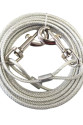 Bahçe Bağlama Çelik Halatı 4 mm*9 Metre 45 kg