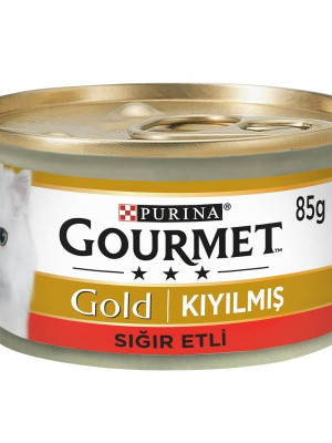 Purina Gourmet Gold Kıyılmış Sığır Etli Kedi Konservesi 85 Gr