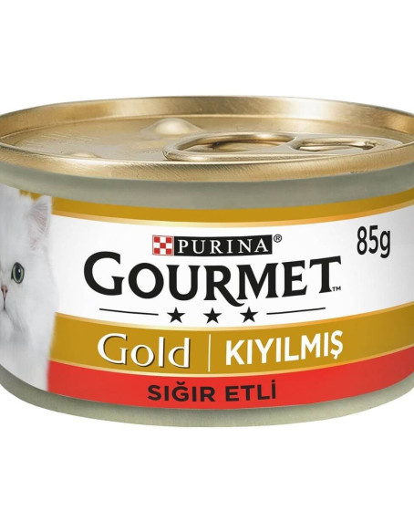 Purina Gourmet Gold Kıyılmış Sığır Etli Kedi Konservesi 85 Gr