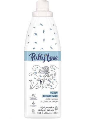 Puffy Love Beyaz Çiçek Kokulu Yüzey Temizleyici 960 Ml