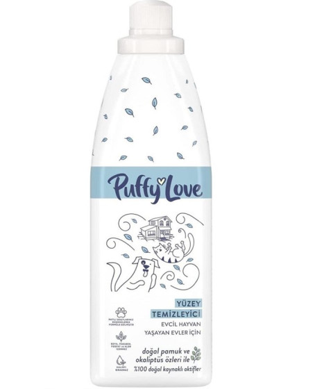 Puffy Love Beyaz Çiçek Kokulu Yüzey Temizleyici 960 Ml Puffy Love Beyaz Çiçek Kokulu Yüzey Temizleyici 960 Ml