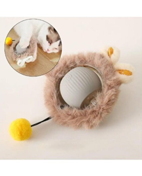 KP Şarjlı Hareketli Peluş Kedi Oyuncağı Kuyruklu 5 cm – İnteraktif Titreşimli Hareketli Top KP Şarjlı Hareketli Peluş Kedi Oyuncağı Kuyruklu 5 cm – İnteraktif Titreşimli Hareketli Top