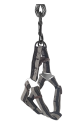 Köpek Göğüs Tasma Seti Dalga Desenli 1.5 cm*35-48 cm Siyah-Beyaz