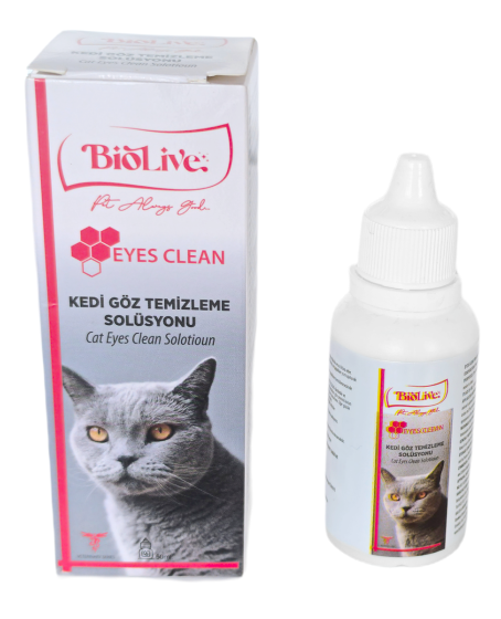 Biolive Eyes Clean Kedi Göz Temizleme Solisyonu 50ml