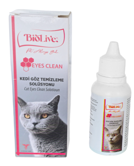 Biolive Eyes Clean Kedi Göz Temizleme Solisyonu 50ml