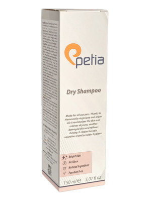 Petia Paw Dry Shampoo Doğal Kedi Ve Köpek Kuru Köpük Şampuanı 150 ml