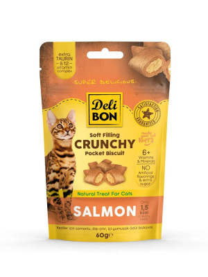 İçi Dolgulu Ödül Bisküvisi - Somonlu 60gr