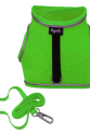 Çift Kilitli Sportif Kedi Köpek Göğüs Tasma Seti 34-44 cm Large Yeşil