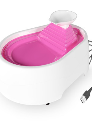 Kedi Köpek Su Pınarı Şelale 2 Litre - 5 volt ( usb'li ) Pembe