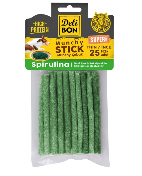 Super Çubuk - Spirulinalı İnce 25 Adet Super Çubuk - Spirulinalı İnce 25 Adet