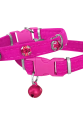 Kadife Kedi Boyun Tasması Taşlı 20-32 cm Pembe Kadife Kedi Boyun Tasması Taşlı 20-32 cm Pembe