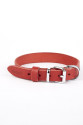 Deri El Yapımı Köpek Boyun Tasması 2x30-35 cm Kırmızı Deri El Yapımı Köpek Boyun Tasması 2x30-35 cm Kırmızı