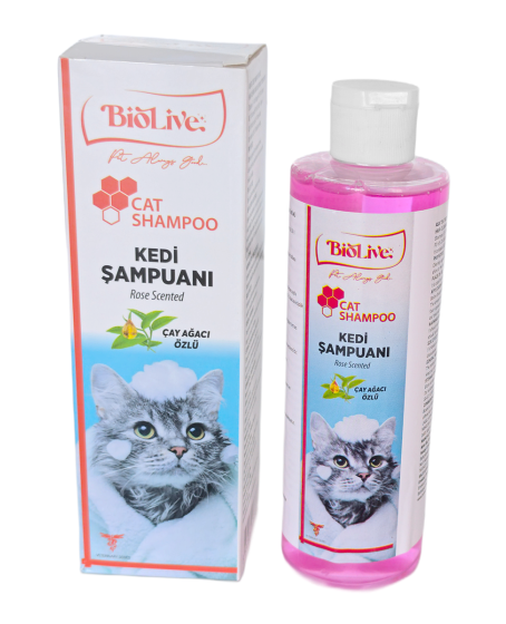 Biolive Çay Ağacı Özlü Kedi Şampuanı 200ml Biolive Çay Ağacı Özlü Kedi Şampuanı 200ml