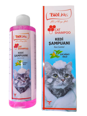 Biolive Çay Ağacı Özlü Kedi Şampuanı 200ml