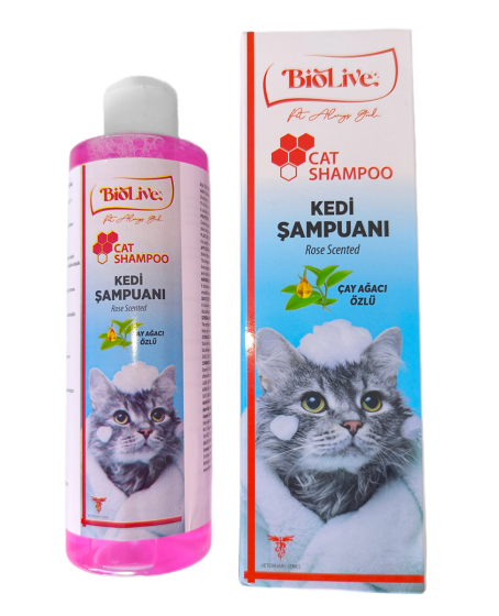 Biolive Çay Ağacı Özlü Kedi Şampuanı 200ml Biolive Çay Ağacı Özlü Kedi Şampuanı 200ml