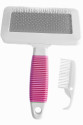 Temizleme Aparatlı Kedi Köpek Tarağı 9.5 cm-14 cm Medium Pembe Temizleme Aparatlı Kedi Köpek Tarağı 9.5 cm-14 cm Medium Pembe