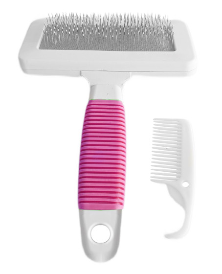 Temizleme Aparatlı Kedi Köpek Tarağı 9.5 cm-14 cm Medium Pembe Temizleme Aparatlı Kedi Köpek Tarağı 9.5 cm-14 cm Medium Pembe