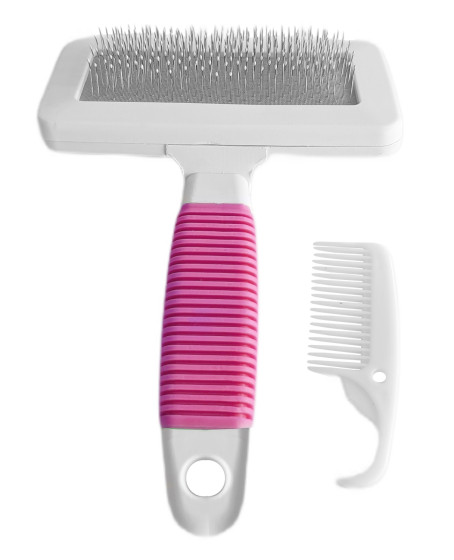 Temizleme Aparatlı Kedi Köpek Tarağı 9.5 cm-14 cm Medium Pembe Temizleme Aparatlı Kedi Köpek Tarağı 9.5 cm-14 cm Medium Pembe