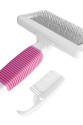 Temizleme Aparatlı Kedi Köpek Tarağı 9.5 cm-14 cm Medium Pembe Temizleme Aparatlı Kedi Köpek Tarağı 9.5 cm-14 cm Medium Pembe