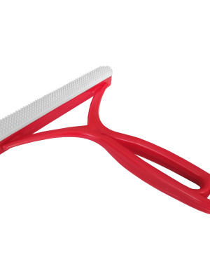Silikon Çift Taraflı Tiftik Ve Tüy Toplayıcı 12.5 cm*14 cm Kırmızı