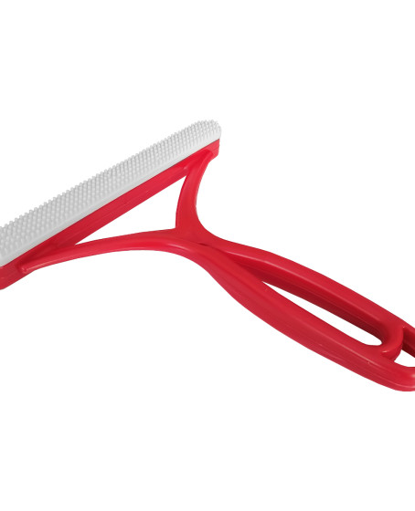 Silikon Çift Taraflı Tiftik Ve Tüy Toplayıcı 12.5 cm*14 cm Kırmızı