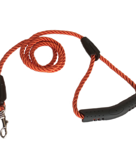 Üçlü Sarmallı Köpek Gezdirme Halatı 1 cm-120 cm Turuncu Üçlü Sarmallı Köpek Gezdirme Halatı 1 cm-120 cm Turuncu