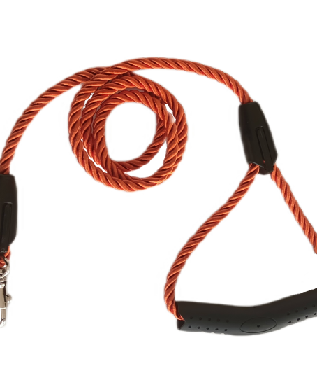 Üçlü Sarmallı Köpek Gezdirme Halatı 1 cm-120 cm Turuncu Üçlü Sarmallı Köpek Gezdirme Halatı 1 cm-120 cm Turuncu