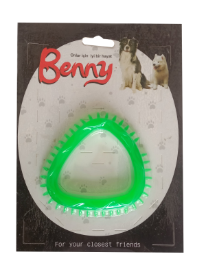 Benny Köpek Oyuncağı Üçgen 8 x 8.5 cm Yeşil