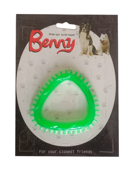 Benny Köpek Oyuncağı Üçgen 8 x 8.5 cm Yeşil Benny Köpek Oyuncağı Üçgen 8 x 8.5 cm Yeşil