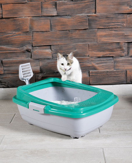 Karamel Izgaralı Açık Kedi Tuvaleti Çeşitli Renklerde + Kürek Hediyeli Karamel Izgaralı Açık Kedi Tuvaleti Çeşitli Renklerde + Kürek Hediyeli
