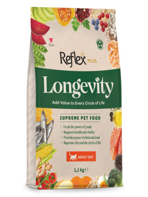 Reflex Plus Longevity Hipoalerjenik Yetişkin Kedi Maması 1,1kg