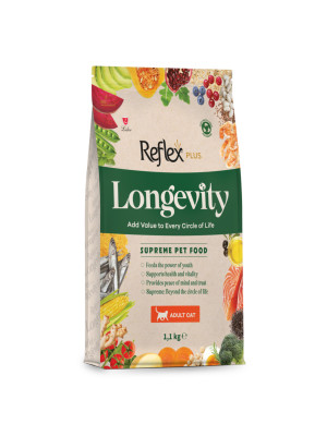 Reflex Plus Longevity Hipoalerjenik Yetişkin Kedi Maması 1,1kg