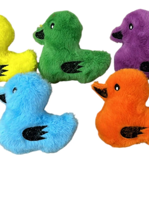 Sesli Peluş Ördek Kedi Köpek  Oyuncağı Çeşitli Renklerde 15 cm